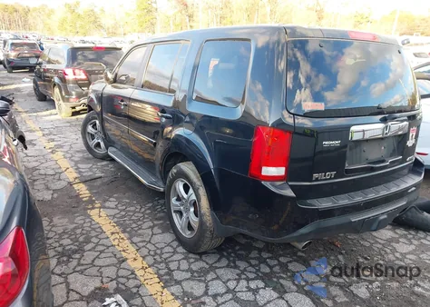 2014 Honda Pilot Ex-L из США, поврежденный, VIN 5FNYF4H57EB001552
